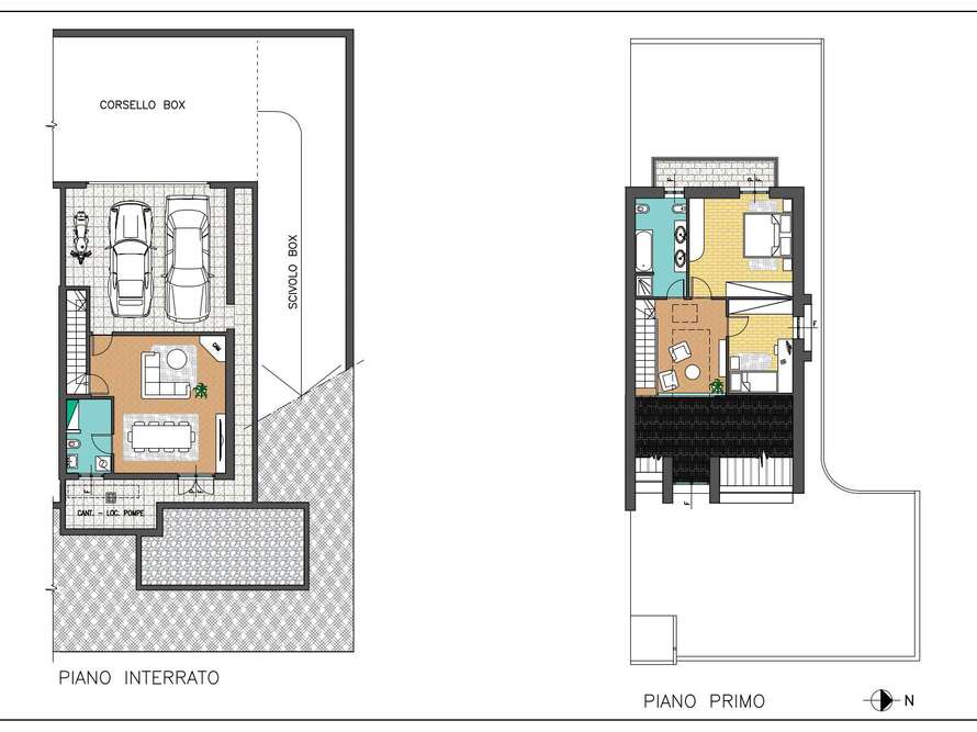 villa quadrifamiliare di 5 locali a vimercate