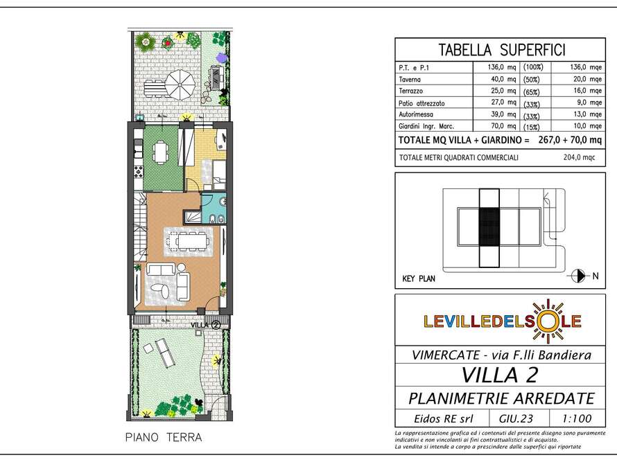 villa quadrifamiliare di 5 locali a vimercate