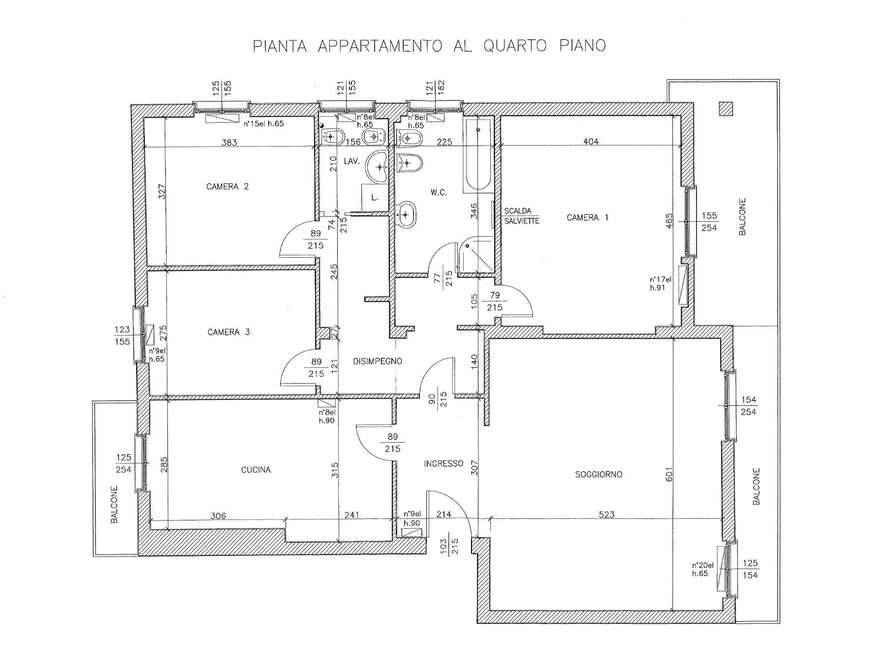 appartamento di 4 locali a carnate