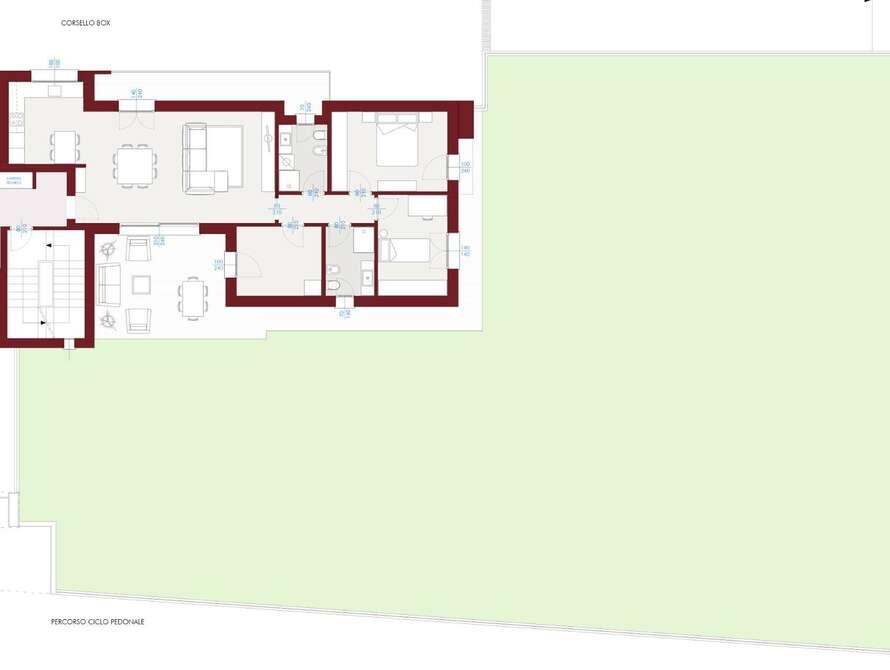 appartamento di 3 locali a bellusco