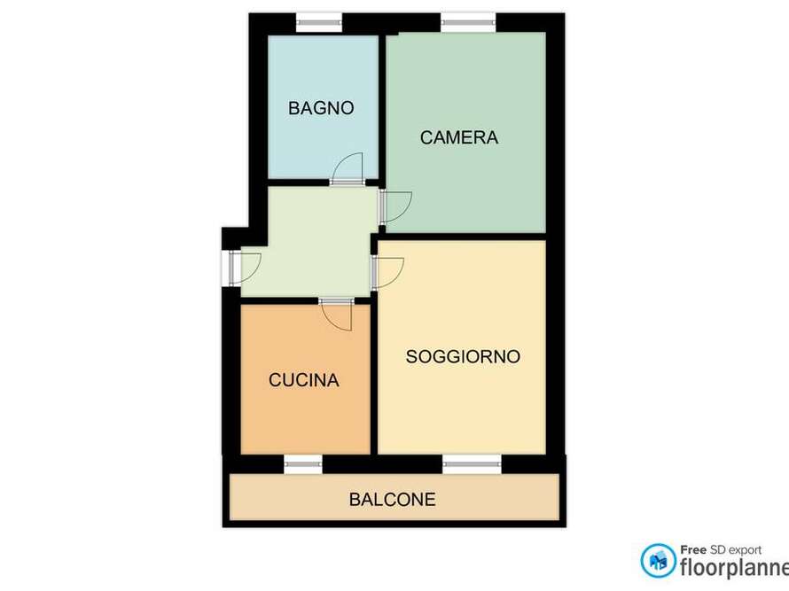 appartamento di 2 locali a bellusco