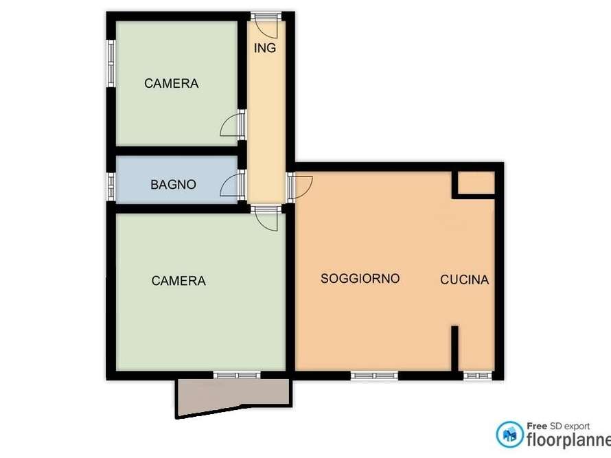 appartamento di 3 locali a bellusco