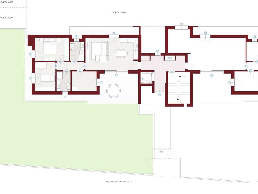 appartamento di 3 locali a bellusco
