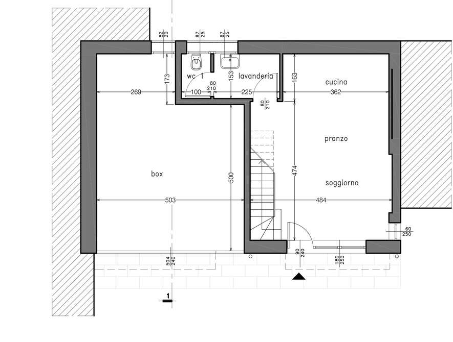 rustico di 3 locali a usmate velate