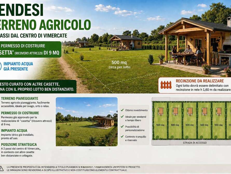 terreno agricolo a vimercate