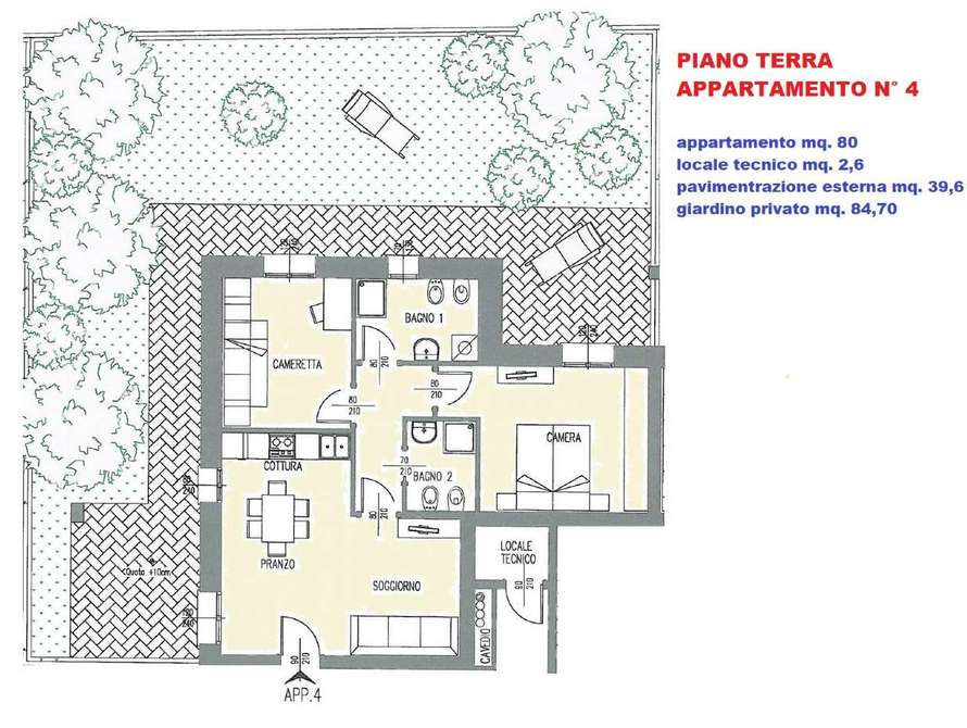 agrate b za nuova costruzione in classe a2 attico su due livelli con terrazzo